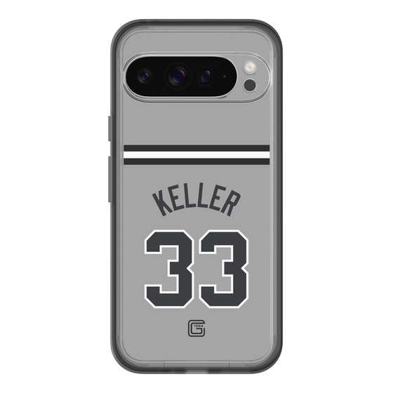 スリムプロテクションプレミアムケース［ 読売ジャイアンツ - #33 KELLER - ビジター ］