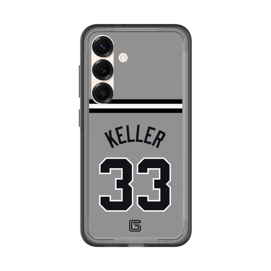 スリムプロテクションプレミアムケース［ 読売ジャイアンツ - #33 KELLER - ビジター ］