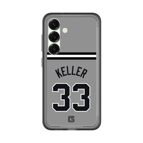 スリムプロテクションプレミアムケース［ 読売ジャイアンツ - #33 KELLER - ビジター ］