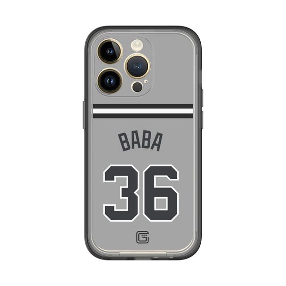 スリムプロテクションプレミアムケース［ 読売ジャイアンツ - #36 BABA - ビジター ］