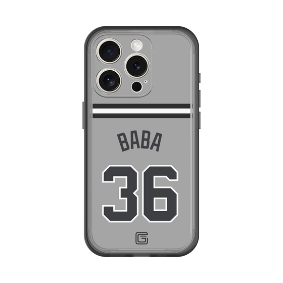 スリムプロテクションプレミアムケース［ 読売ジャイアンツ - #36 BABA - ビジター ］