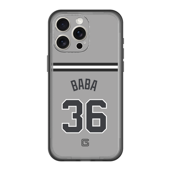 スリムプロテクションプレミアムケース［ 読売ジャイアンツ - #36 BABA - ビジター ］