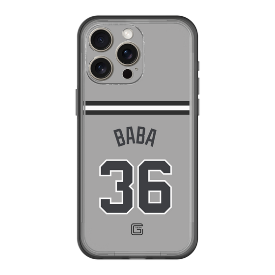 スリムプロテクションプレミアムケース［ 読売ジャイアンツ - #36 BABA - ビジター ］