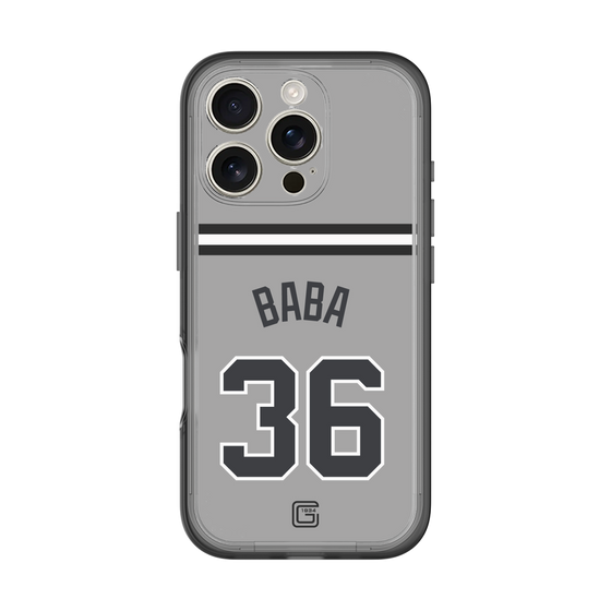 スリムプロテクションプレミアムケース［ 読売ジャイアンツ - #36 BABA - ビジター ］