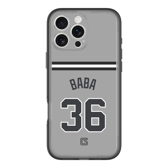 スリムプロテクションプレミアムケース［ 読売ジャイアンツ - #36 BABA - ビジター ］