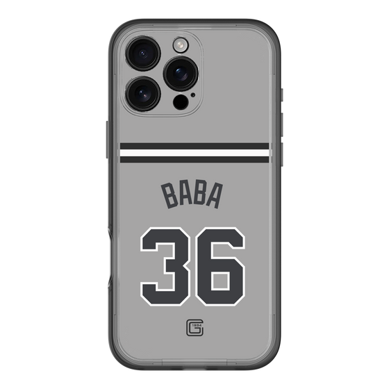スリムプロテクションプレミアムケース［ 読売ジャイアンツ - #36 BABA - ビジター ］