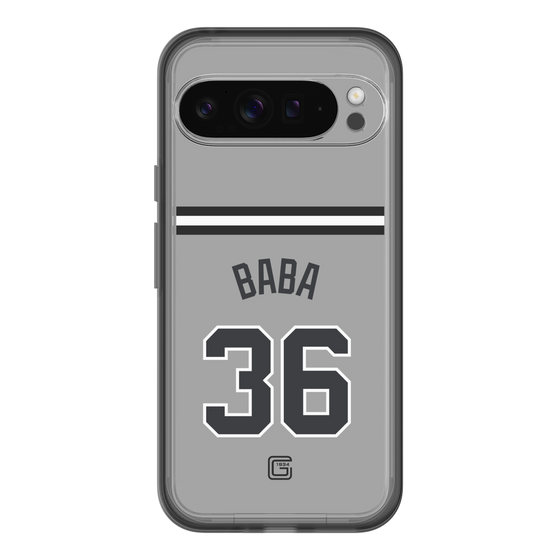 スリムプロテクションプレミアムケース［ 読売ジャイアンツ - #36 BABA - ビジター ］