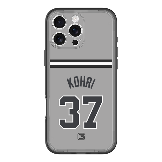 スリムプロテクションプレミアムケース［ 読売ジャイアンツ - #37 KOHRI - ビジター ］