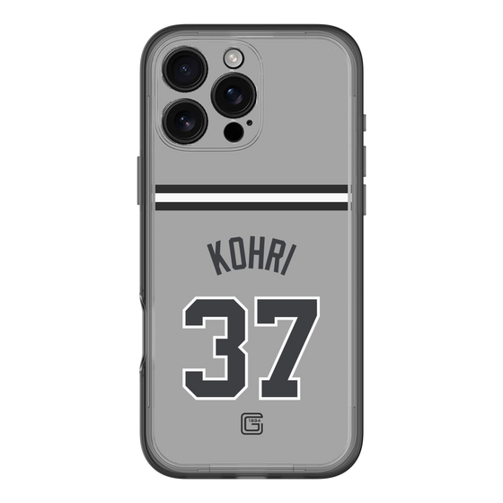 スリムプロテクションプレミアムケース［ 読売ジャイアンツ - #37 KOHRI - ビジター ］