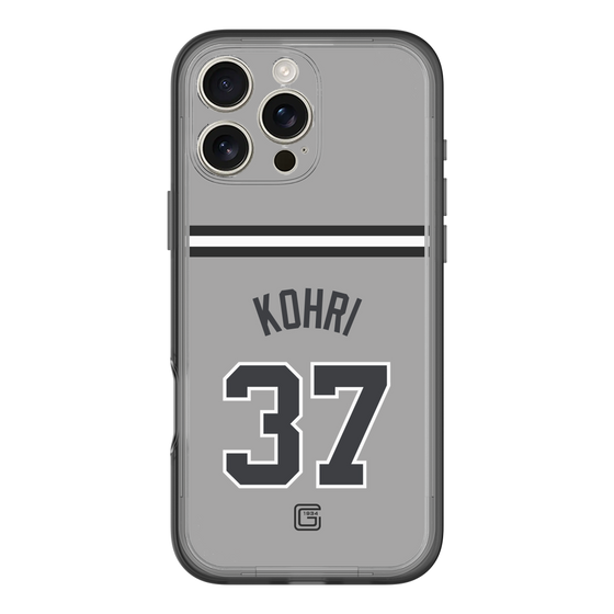 スリムプロテクションプレミアムケース［ 読売ジャイアンツ - #37 KOHRI - ビジター ］