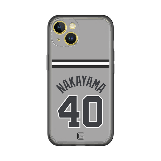 スリムプロテクションプレミアムケース［ 読売ジャイアンツ - #40 NAKAYAMA - ビジター ］