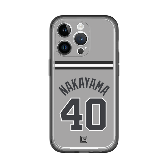 スリムプロテクションプレミアムケース［ 読売ジャイアンツ - #40 NAKAYAMA - ビジター ］