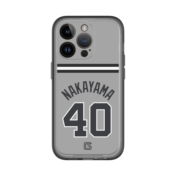 スリムプロテクションプレミアムケース［ 読売ジャイアンツ - #40 NAKAYAMA - ビジター ］