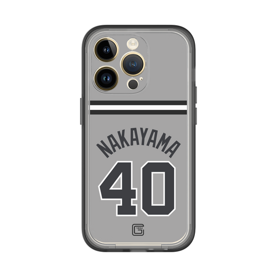 スリムプロテクションプレミアムケース［ 読売ジャイアンツ - #40 NAKAYAMA - ビジター ］