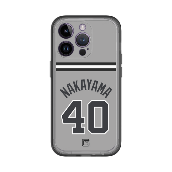 スリムプロテクションプレミアムケース［ 読売ジャイアンツ - #40 NAKAYAMA - ビジター ］