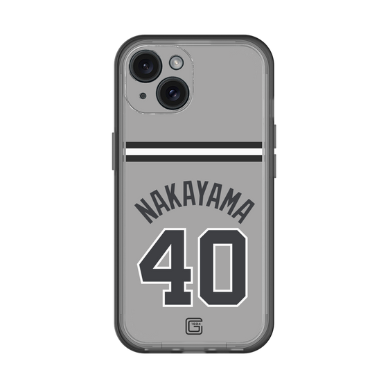 スリムプロテクションプレミアムケース［ 読売ジャイアンツ - #40 NAKAYAMA - ビジター ］
