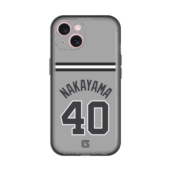 スリムプロテクションプレミアムケース［ 読売ジャイアンツ - #40 NAKAYAMA - ビジター ］