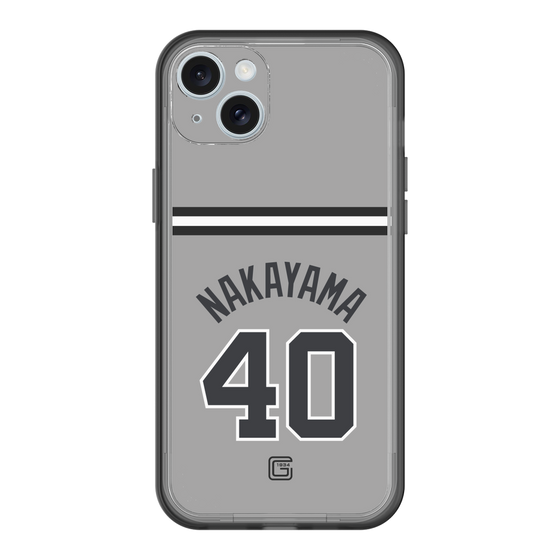 スリムプロテクションプレミアムケース［ 読売ジャイアンツ - #40 NAKAYAMA - ビジター ］