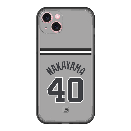 スリムプロテクションプレミアムケース［ 読売ジャイアンツ - #40 NAKAYAMA - ビジター ］