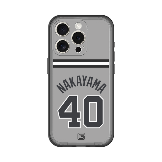 スリムプロテクションプレミアムケース［ 読売ジャイアンツ - #40 NAKAYAMA - ビジター ］