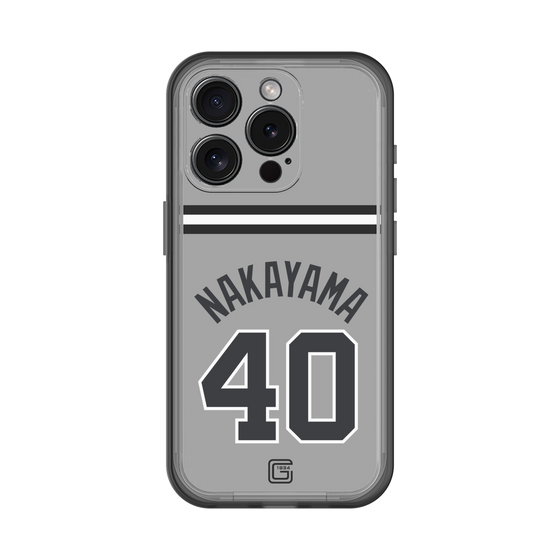 スリムプロテクションプレミアムケース［ 読売ジャイアンツ - #40 NAKAYAMA - ビジター ］
