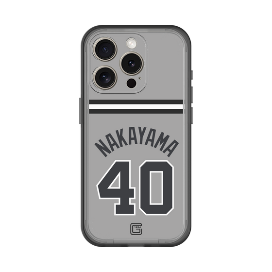 スリムプロテクションプレミアムケース［ 読売ジャイアンツ - #40 NAKAYAMA - ビジター ］