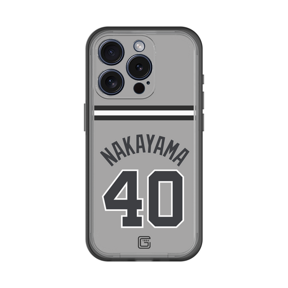 スリムプロテクションプレミアムケース［ 読売ジャイアンツ - #40 NAKAYAMA - ビジター ］