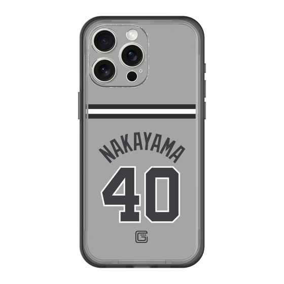 スリムプロテクションプレミアムケース［ 読売ジャイアンツ - #40 NAKAYAMA - ビジター ］