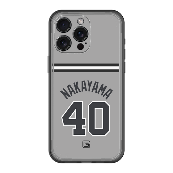 スリムプロテクションプレミアムケース［ 読売ジャイアンツ - #40 NAKAYAMA - ビジター ］