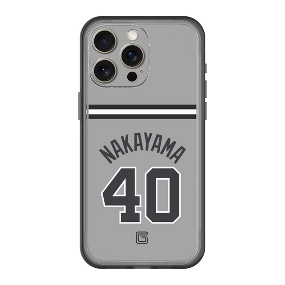 スリムプロテクションプレミアムケース［ 読売ジャイアンツ - #40 NAKAYAMA - ビジター ］