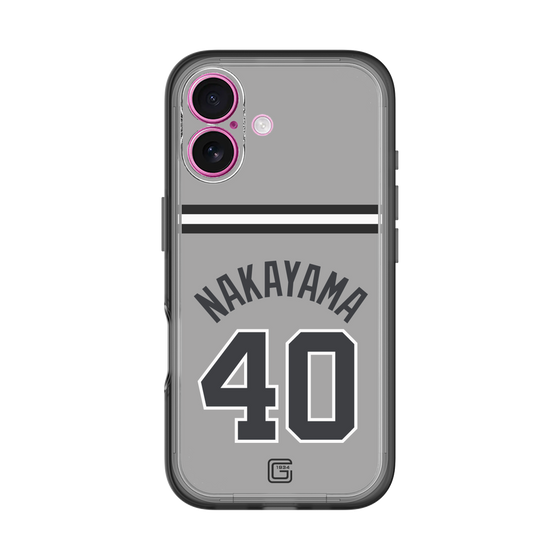 スリムプロテクションプレミアムケース［ 読売ジャイアンツ - #40 NAKAYAMA - ビジター ］