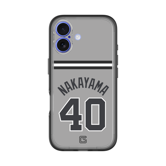 スリムプロテクションプレミアムケース［ 読売ジャイアンツ - #40 NAKAYAMA - ビジター ］