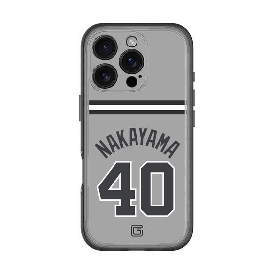 スリムプロテクションプレミアムケース［ 読売ジャイアンツ - #40 NAKAYAMA - ビジター ］