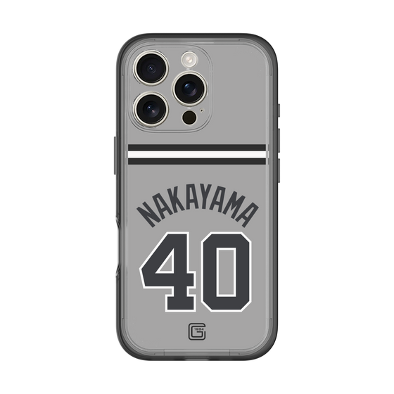 スリムプロテクションプレミアムケース［ 読売ジャイアンツ - #40 NAKAYAMA - ビジター ］
