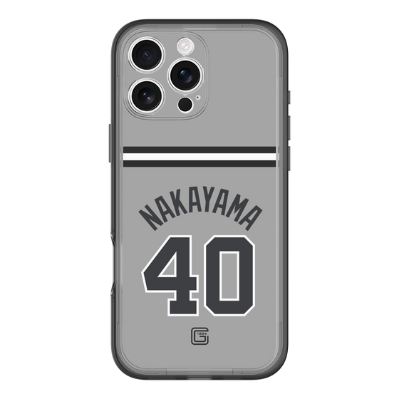 スリムプロテクションプレミアムケース［ 読売ジャイアンツ - #40 NAKAYAMA - ビジター ］