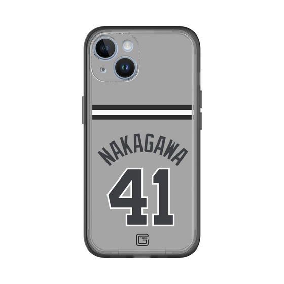 スリムプロテクションプレミアムケース［ 読売ジャイアンツ - #41 NAKAGAWA - ビジター ］