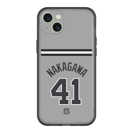 スリムプロテクションプレミアムケース［ 読売ジャイアンツ - #41 NAKAGAWA - ビジター ］