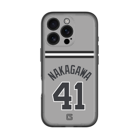 スリムプロテクションプレミアムケース［ 読売ジャイアンツ - #41 NAKAGAWA - ビジター ］