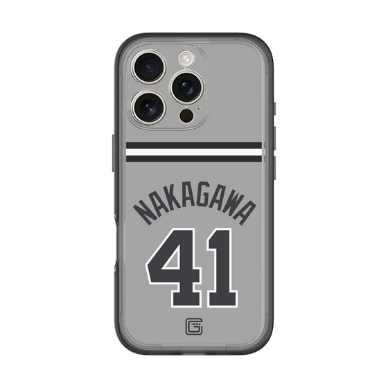 スリムプロテクションプレミアムケース［ 読売ジャイアンツ - #41 NAKAGAWA - ビジター ］