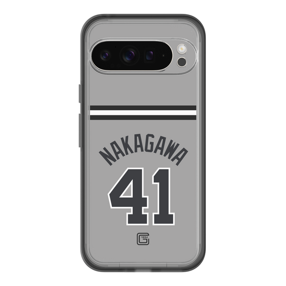 スリムプロテクションプレミアムケース［ 読売ジャイアンツ - #41 NAKAGAWA - ビジター ］