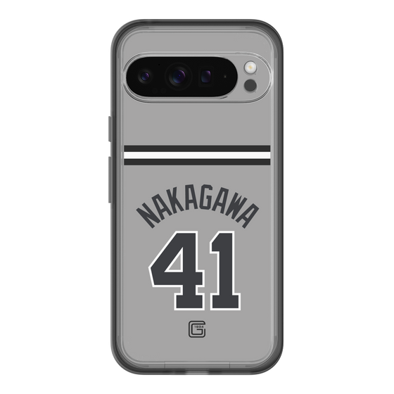 スリムプロテクションプレミアムケース［ 読売ジャイアンツ - #41 NAKAGAWA - ビジター ］