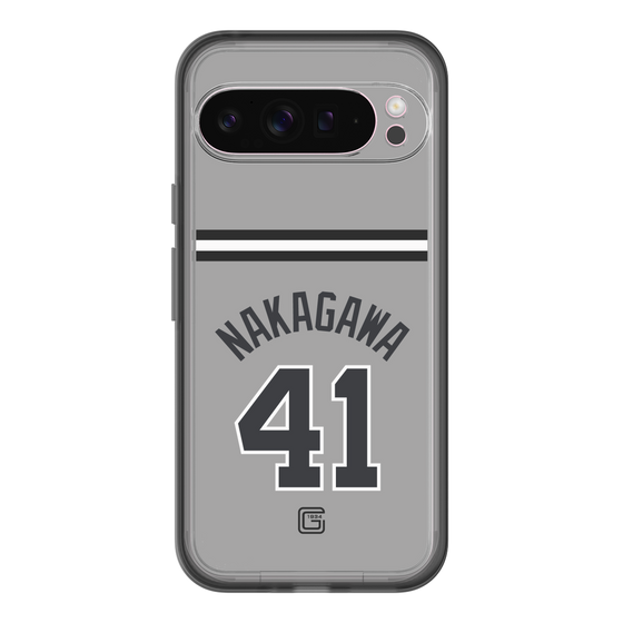 スリムプロテクションプレミアムケース［ 読売ジャイアンツ - #41 NAKAGAWA - ビジター ］