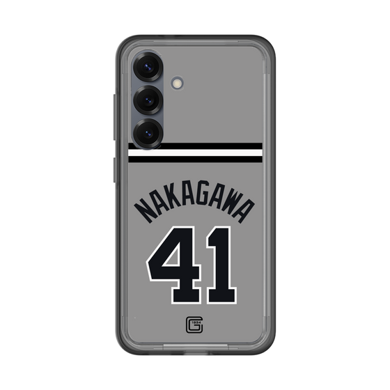 スリムプロテクションプレミアムケース［ 読売ジャイアンツ - #41 NAKAGAWA - ビジター ］