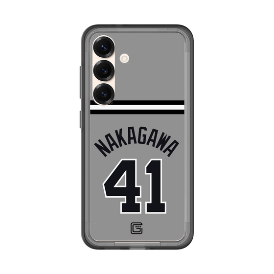スリムプロテクションプレミアムケース［ 読売ジャイアンツ - #41 NAKAGAWA - ビジター ］
