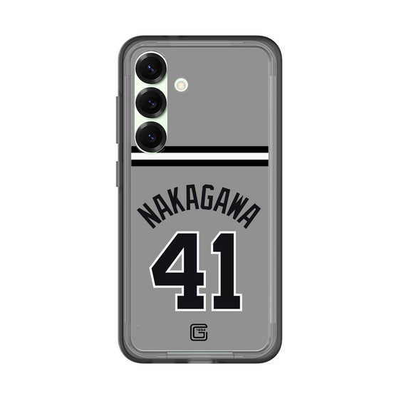 スリムプロテクションプレミアムケース［ 読売ジャイアンツ - #41 NAKAGAWA - ビジター ］