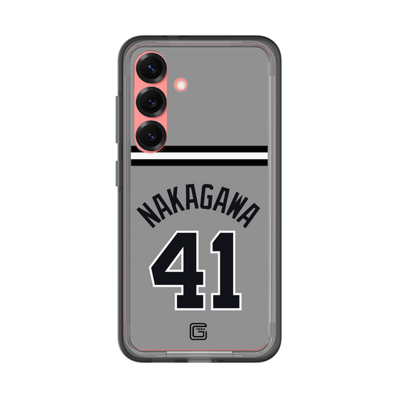 スリムプロテクションプレミアムケース［ 読売ジャイアンツ - #41 NAKAGAWA - ビジター ］