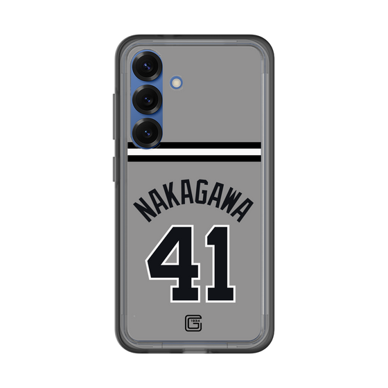 スリムプロテクションプレミアムケース［ 読売ジャイアンツ - #41 NAKAGAWA - ビジター ］