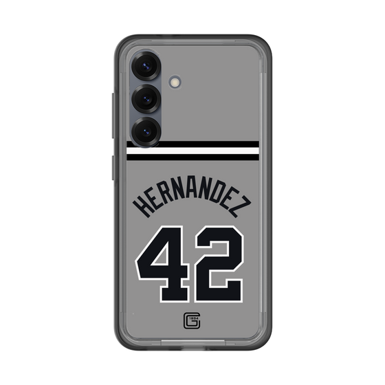 スリムプロテクションプレミアムケース［ 読売ジャイアンツ - #42 HERNANDEZ - ビジター ］