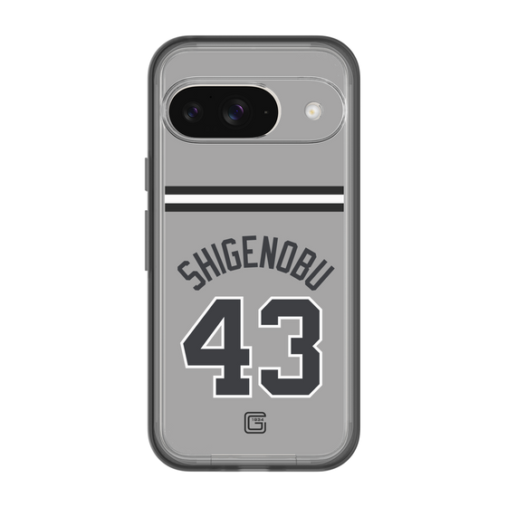 スリムプロテクションプレミアムケース［ 読売ジャイアンツ - #43 SHIGENOBU - ビジター ］