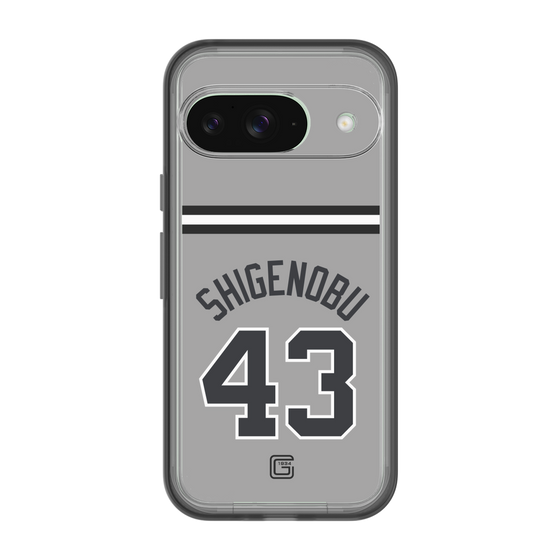 スリムプロテクションプレミアムケース［ 読売ジャイアンツ - #43 SHIGENOBU - ビジター ］